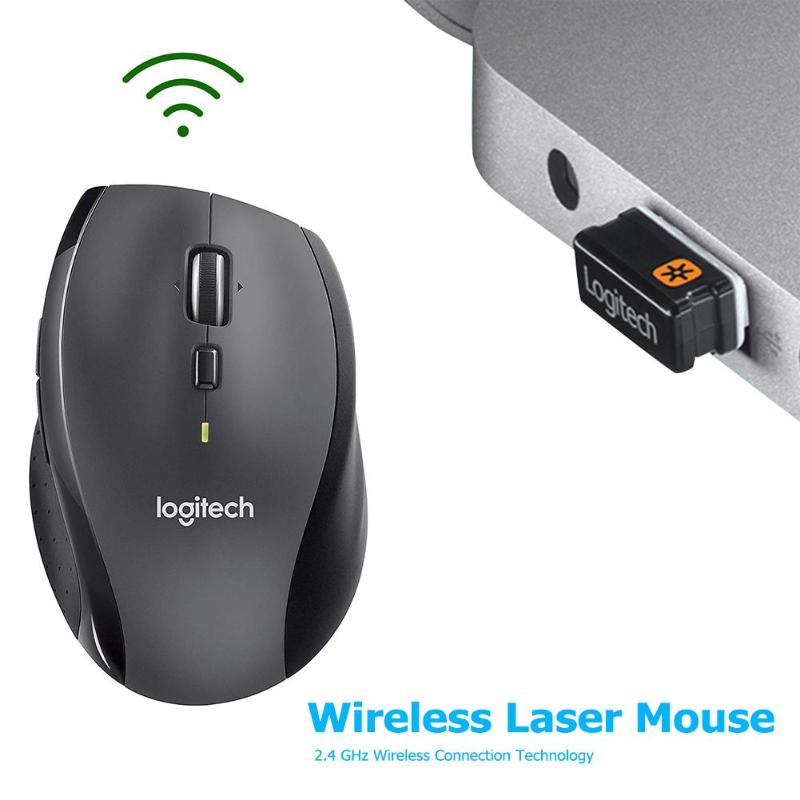 

M705 Wireless Mouse 3 Year Battery Life USB Receiver Mice Grey