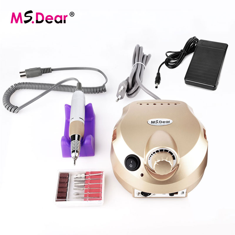 

30000RPM Electric Acrylic Nail Art Drill Machine for Manicure File Bits Nail Cutter Manicure Kit Salon & Home Tool Set