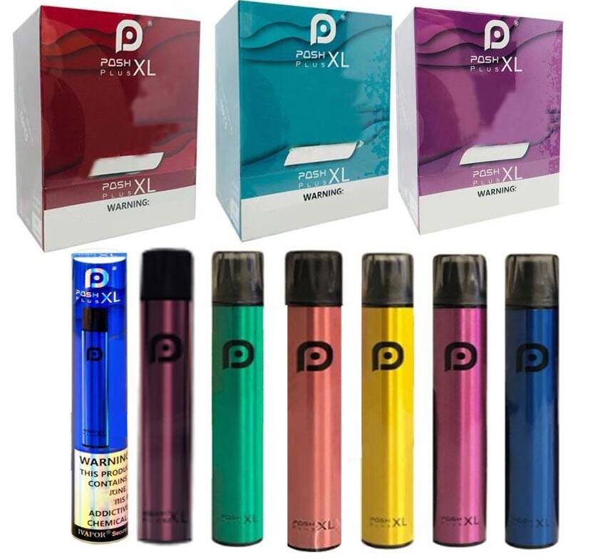 

Posh Plus XL Disposable Vape Device Pen 1500Puffs 650mAh Power Battery Pre-filled 6ml Pods Vapor Disposable e cigarettes
