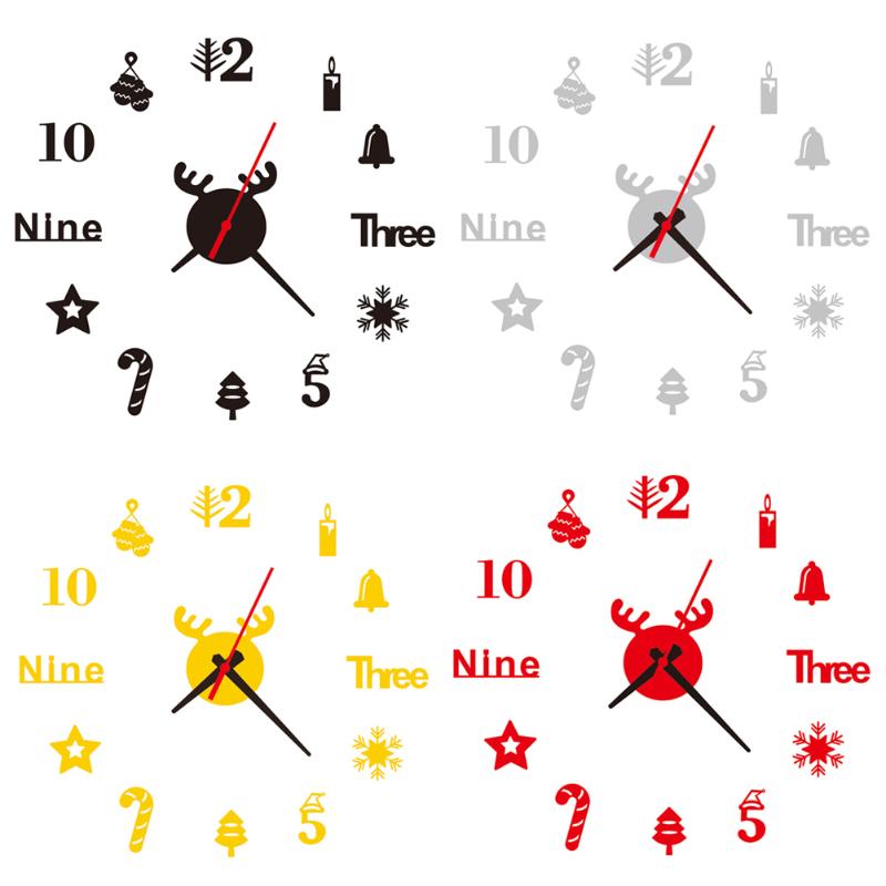 

3D DIY Acrylic Wall Clock Wall Stickers Quiet Clock Watch Office Home Decor