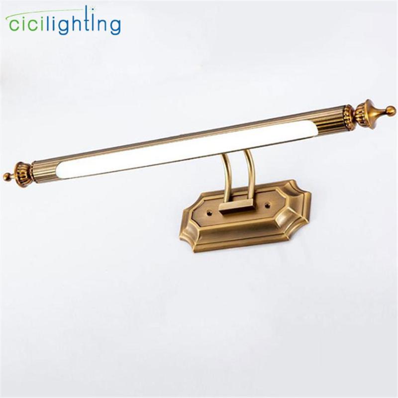 

Antique Bathroom Vanity Light Fixture, Nordic Vanity Mirror Light Aluminum Acrylic Wall for Bathroom Dressing Room