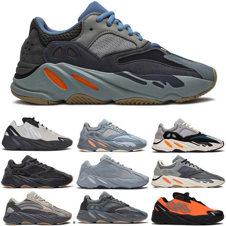 

With Box New Kanye West 700 V1 V2 MNVN Reflective Carbon Blue Graffiti Magnet Orange Tie Dye Vanta Mens Running Shoes Women Tn, Dlive