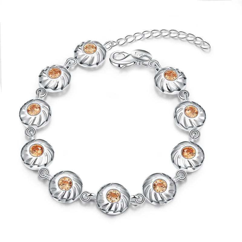 

Hot popular zircon round ladies bracelet fashion trend bracelet women