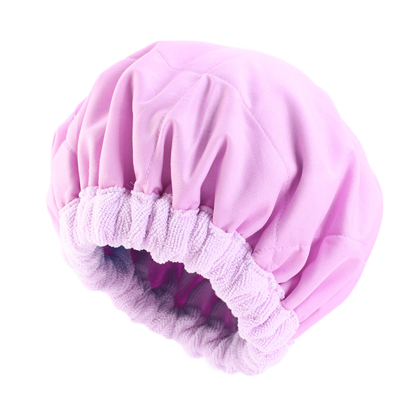 

Big Size Microfiber Hair Drying Caps Women Head Wrap Towels Conditioning Heat Cap Hair Styling Steaming Haircare Therapy Bonnet