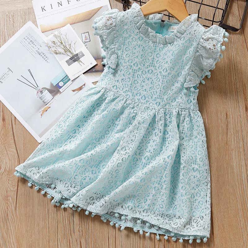 

2020 Bear Leader Girls New Summer Brand Girls Dress Casual Kids Princess Dress Hollow Party Children Clothing, Ax543 yellow