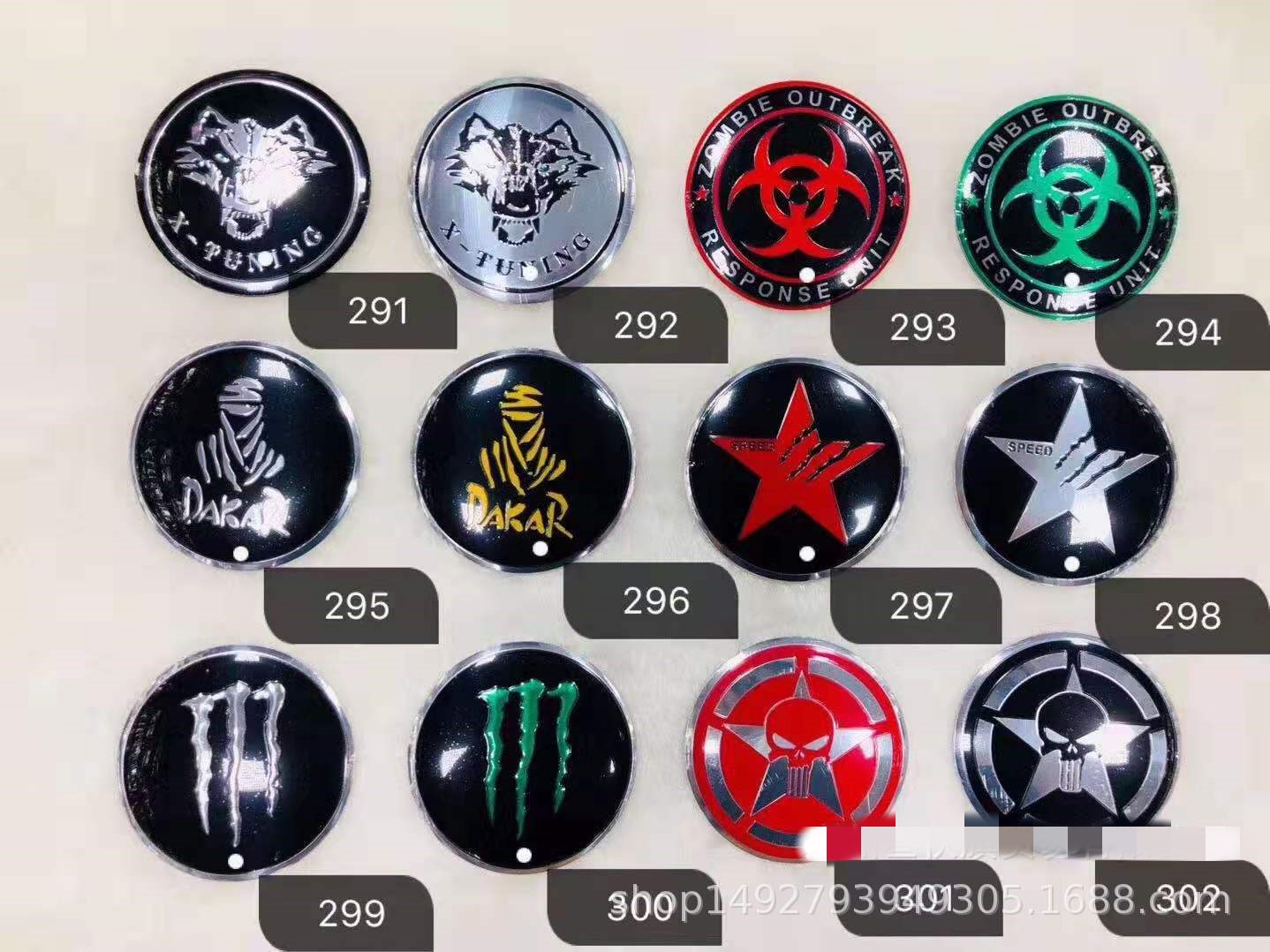Power logo Car Decoration Rear Sticker Alloy Metal Power Badge Emblem fits most make and models 3D Black Plated ////// Power Car styling Blue