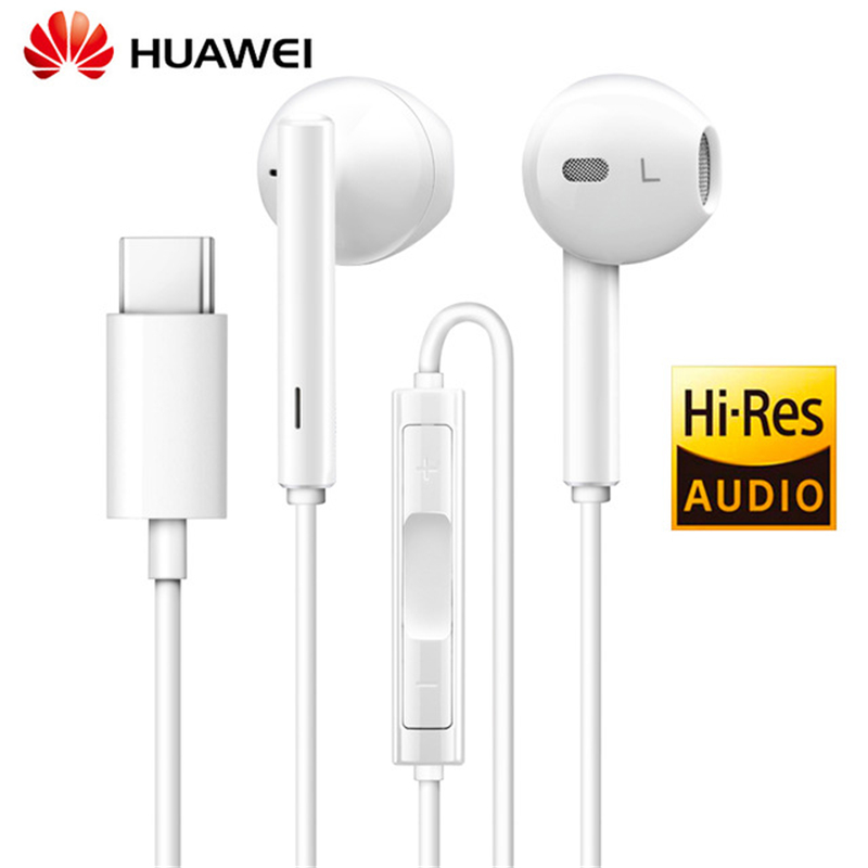 

Huawei Honor Type C Hi-Res AUDIO Earphone with Controller Support Huawei Mate 10 Pro P20 P20 Pro headset sport earphone CM33