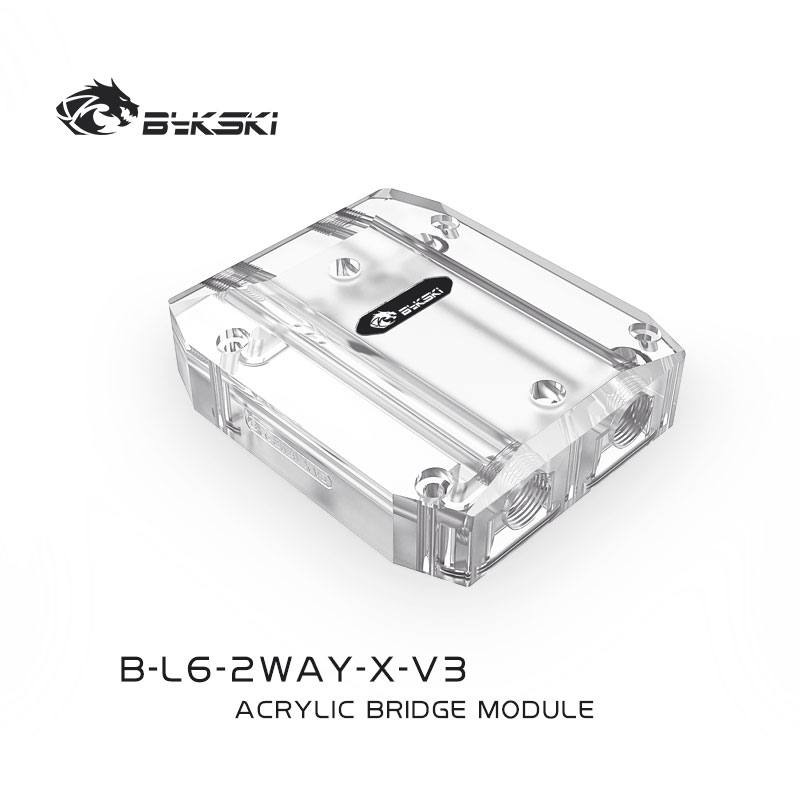 

Bykski Multi Graphics Card Connect Module SLI Built ,More GPU Water Block Parallel Connect Accessory,B-L4/6-2/3/4WAY-X-V3