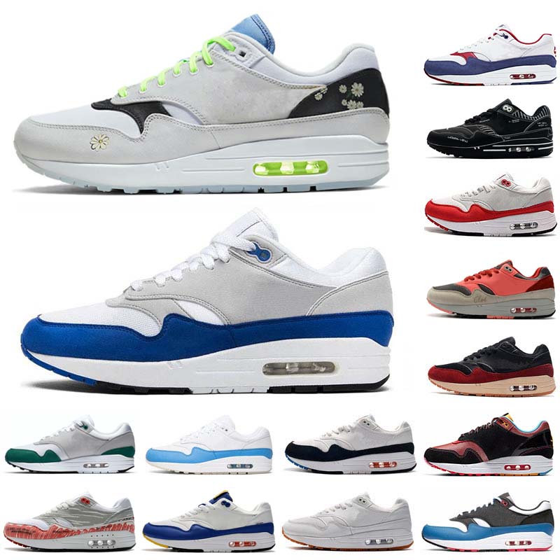 

1 1s Daisy Pack men women running shoes Anniversary royal Patch Parra Black Leopard 87 mens fashion trainers sneakers sports outdoor, Item #5