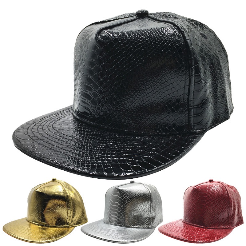 

Ball Caps Men Flat Hat Hip Hop Snapback SKULL Rivet Baseball Cap Street Dance Trendy Men's And Women's, Black