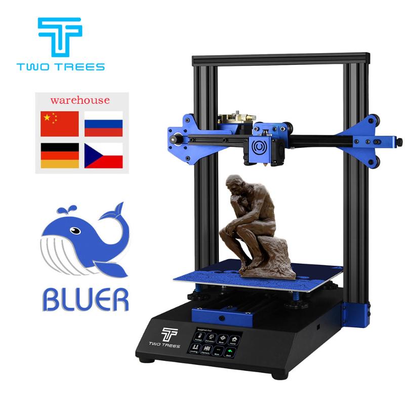 

TWOTREES 3D Printer Bluer 230*230*280 High Precision Upgrad Printer DIY Resume Power Failure BMG Extrusion Kit Hotbed I3