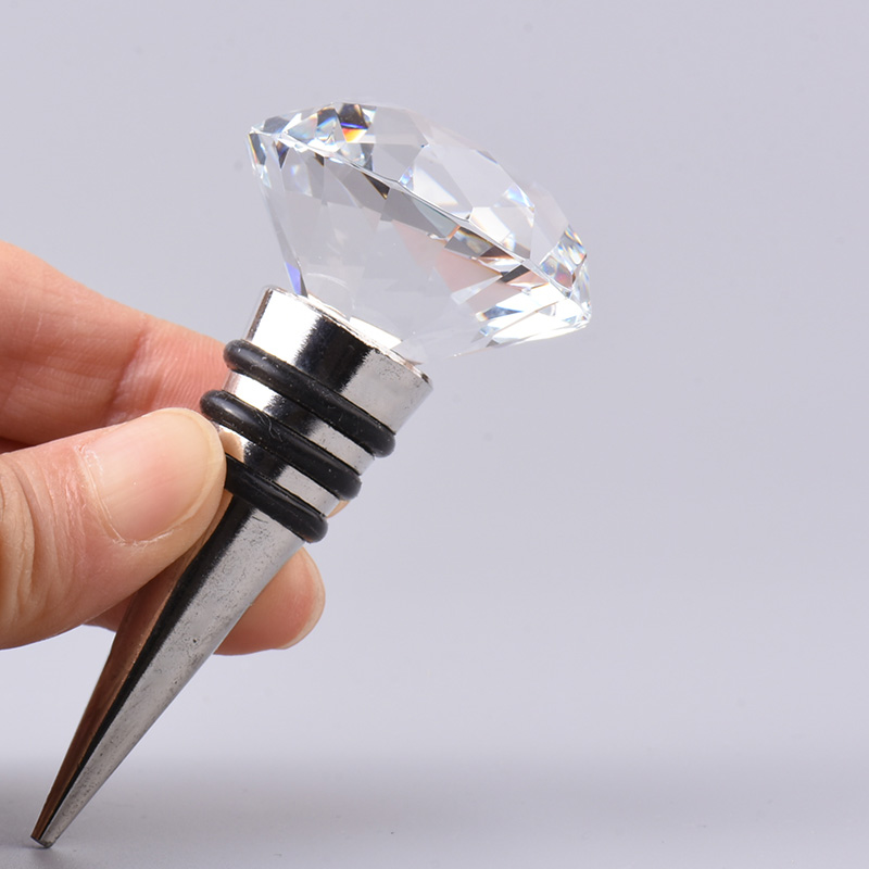 

Crystal wine stopper Silicone wine bottle stopper Fresher Oil