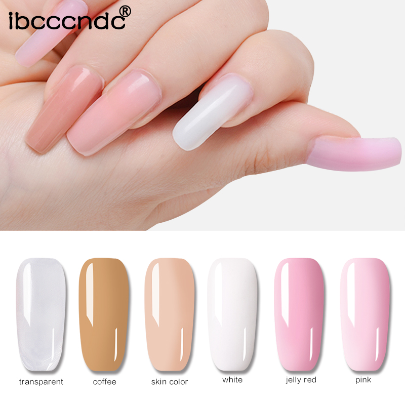 

Hot 30g Quick Nail Acrylic Poly Nail Gel Clear Crystal UV LED Builder Gel Tips Slip Solution Quick Extension Dropshipping, Nail liquid