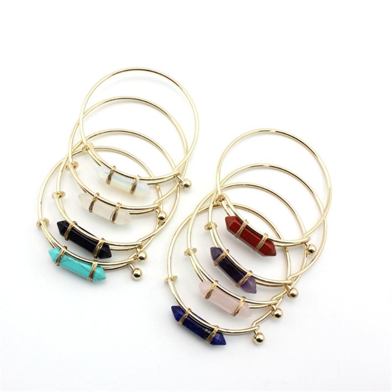 

Free shipping the new fashion Green, gold, crystal , redstone natural stone copper ring personality Girl gift parbracelet