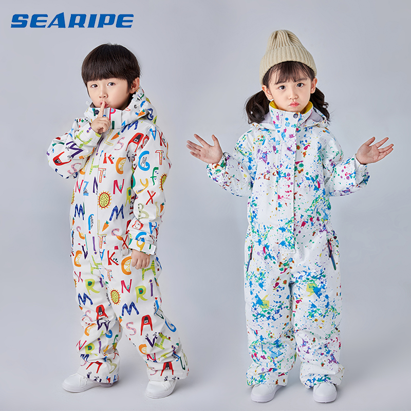 

SEARIPE Kids Ski Suit Children Brands Waterproof Girls And Boys Snow Set Pants Winter Skiing And Snowboarding Jacket Child, Color 6