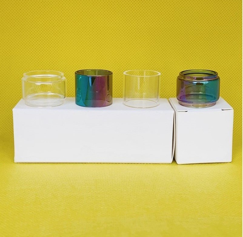 

GeekVape Zeus Dual 5.5ml RTA Normal Bulb Clear Rainbow Glass Tube Bag Replacement 1pc/3pcs/10pcs box Retail Package