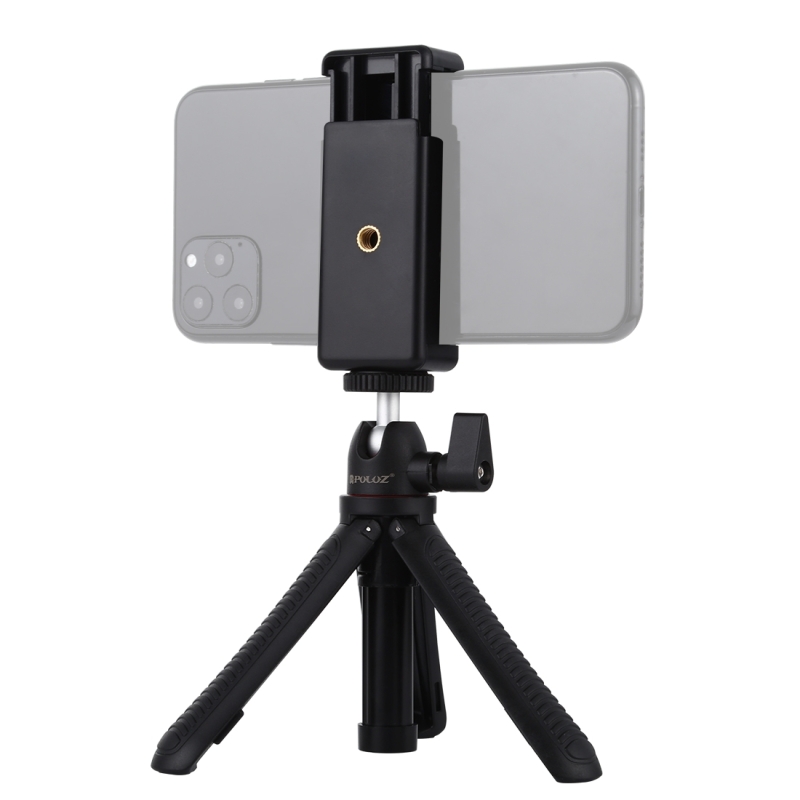 

Mobile Phone Live Set With Phone Holder Clip Stand Mount Desktop Tripod For Camera Mobile Phones Foldable Shockproof Lightweight