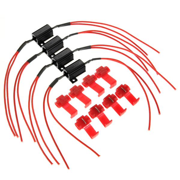

2PCS 12V 25W/50W LED Indicator Blinker Load Resistanc Turn Signals Light Load Resistor Car Fix Error
