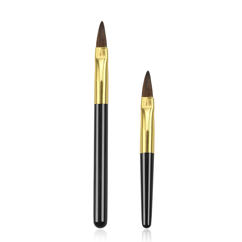 

Mini Travel Lip Brush Black Makeup Brushes 5-7 cm Microbrushes Lipstick Applicator Lip Concealer Brush