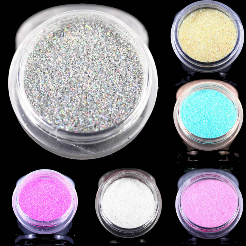

1Pcs/Sell) 12 Colors Glitter Nail Art Dust Tool Kit Acrylic Gem Polish Nail Tools 3D Art Decorations Glitter Powder