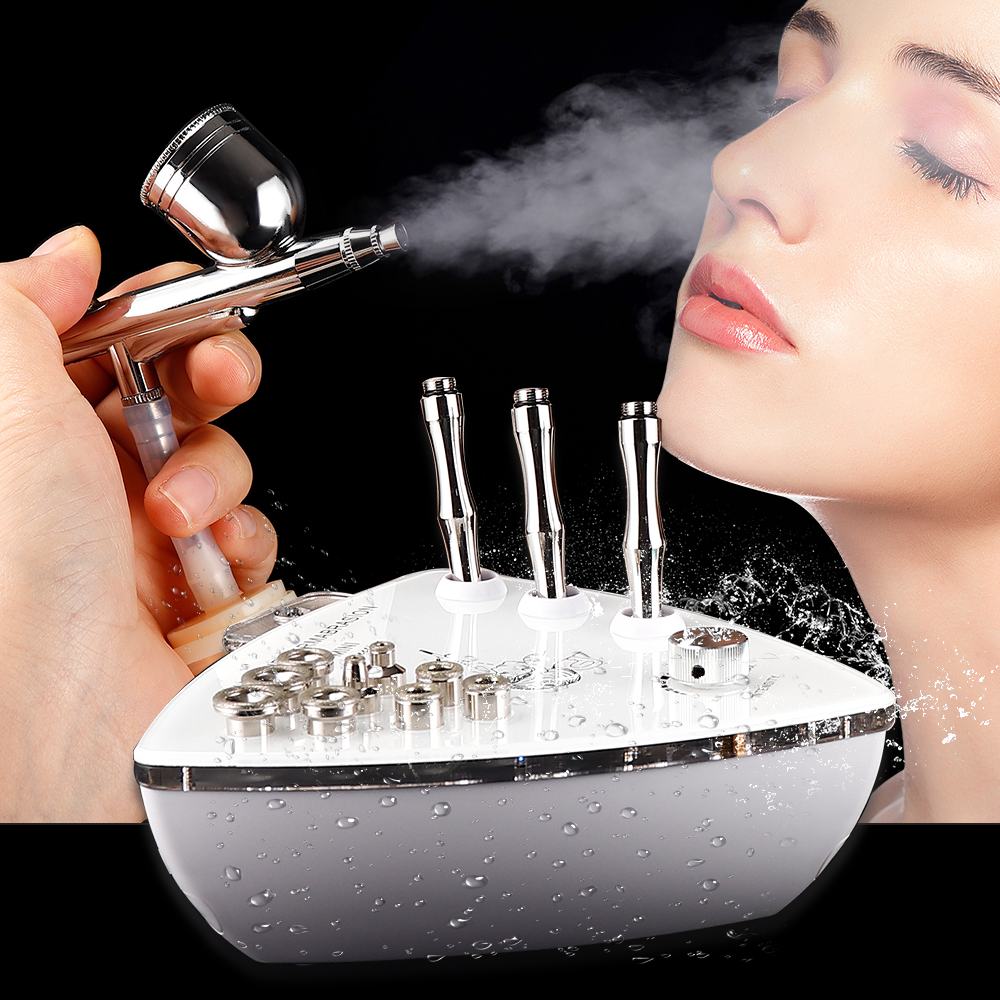 

Diamond Skin Peeling Microdermabrasion Facial Machine For Face Lifting Wrinkle Removal With 3pcs Diamond Wands And 9pcs Dermabrasion Tips