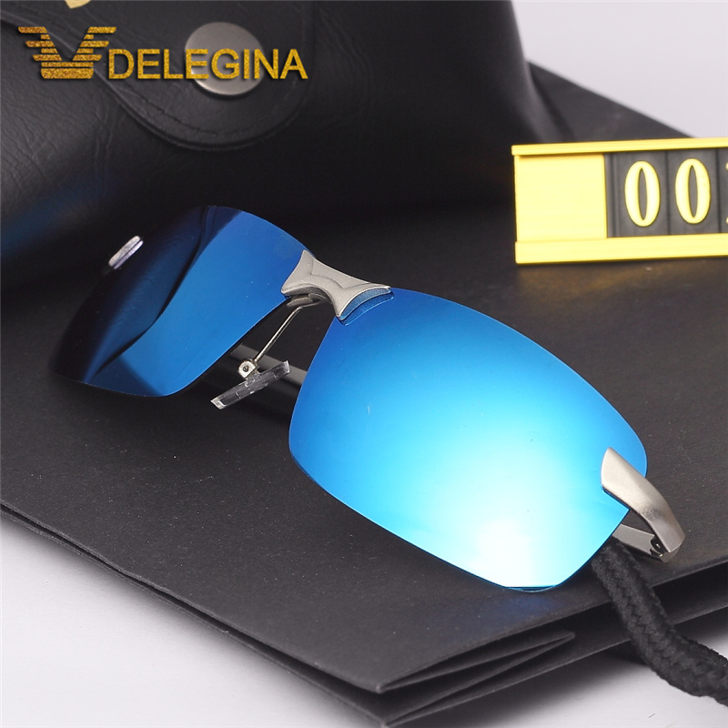 

Mens Polarized Sunglasses Brand Designer Mirror Men Glasses Polar Driving Shades With Case DF2152