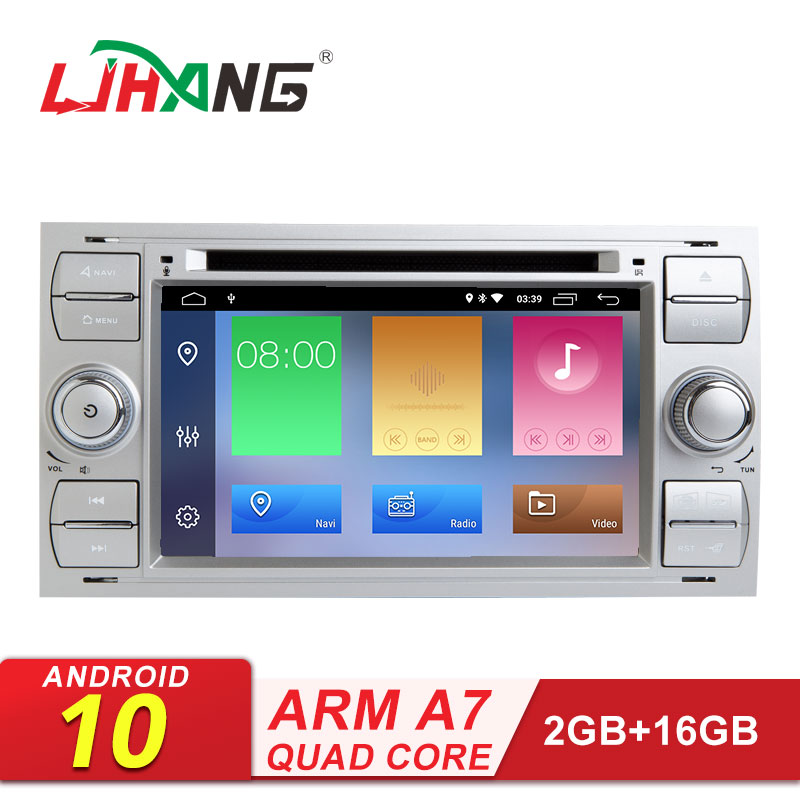 

LJHANG 2 Din Android 10 Car Multimedia Player For Mondeo/Focus/Transit/C-MAX/S-MAX/Fiesta WIFI Car Radio Stereo Audio Video