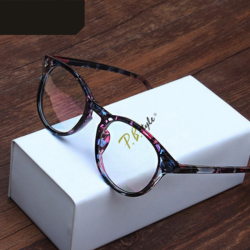 

New Fashion Brand Designer Women's Vintage Optical Glasses Oversize Round with Arrows Frame Preppy Style Glasses for Men Women