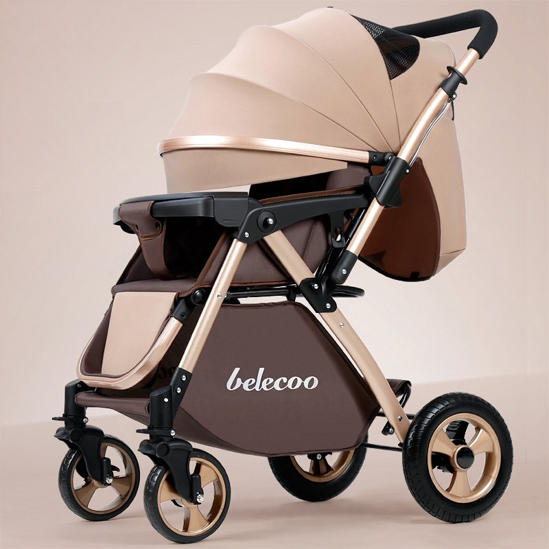 

Portable Baby Stroller Folding Travel Pram Can Sit Recline Baby Carriage Anti-vibration Newborn Infant Stroller for 0~3Y