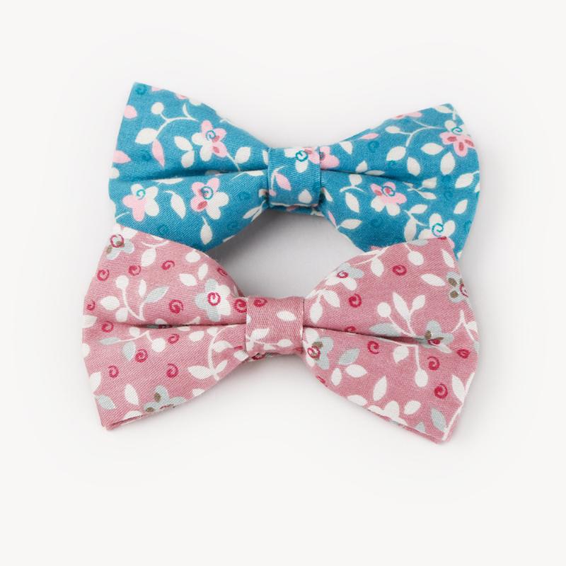 

Neck Ties Women & Men's Vintage Floral Print Adjustable Bow Tie Two Colors Formal Cotton Butterfly Tuxedo Groom Prom Party Accessories