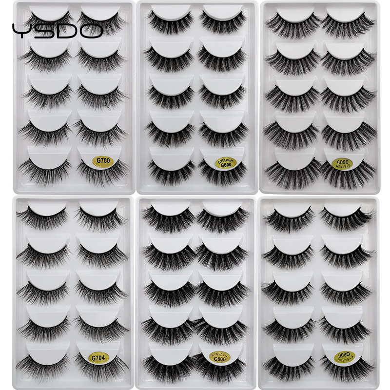 

50 Pairs Mink EyeLashes 3D False Lashes winged Lash Thick MakeupEyeLash Dramatic Lashes Natural Volume Soft Fake EyeLashes g800