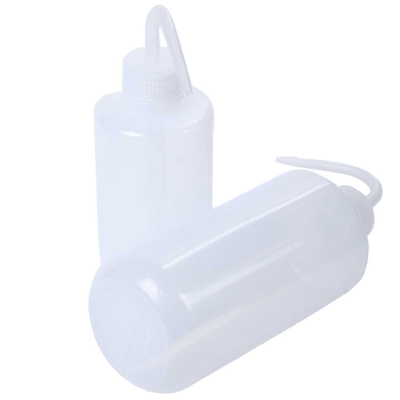 

2 Pack Plant Flower Succulent Watering Bottle Plastic Bend Mouth Watering Squeeze Bottle--250ML and 500ML CNIM Hot, Clear