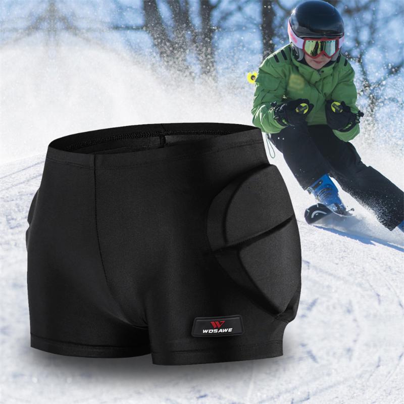 

Skating Hips Protector Pants Teens Skiing Padded Protective Shorts Pants Drop Resistance for Skiing Skating Snowboard Cycling, As pic