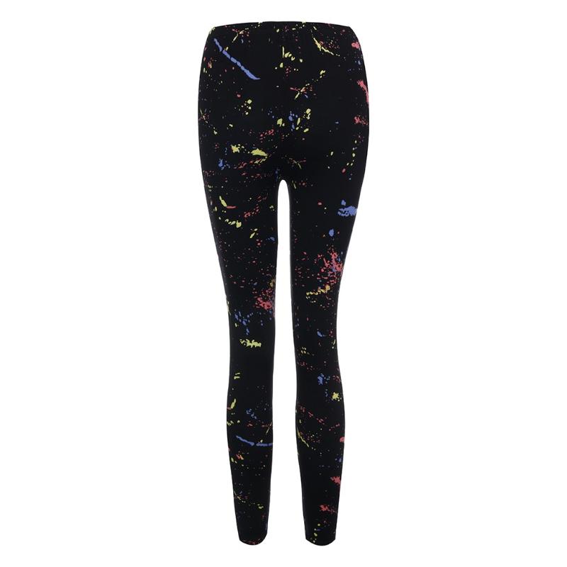 

New Women Unique Printing Yoga Pants Fitness Legging Tight Fitting Sports Running Yoga Pants Push Up Gym #Zer, Black