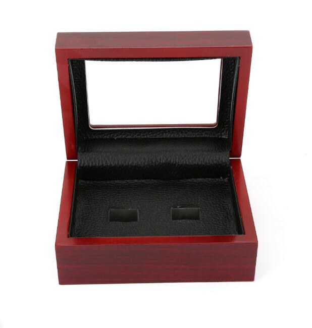 

New Wooden Box Championship Ring Display Case Wooden Boxs Ring 1 2 3 4 5 6 7 9Holes To Choose Rings Boxe
