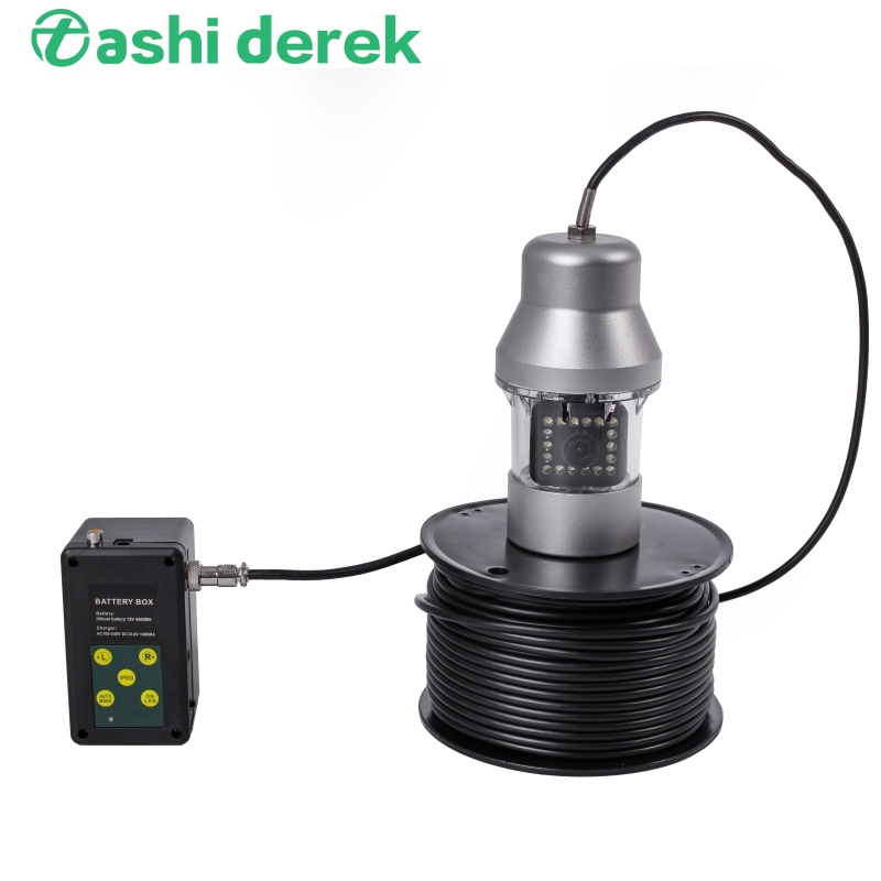 

IP68 Waterproof Special Struction Design 18pcs White Lights HD Underwater Fishing Camera System F08S with 360 Degree Rotation