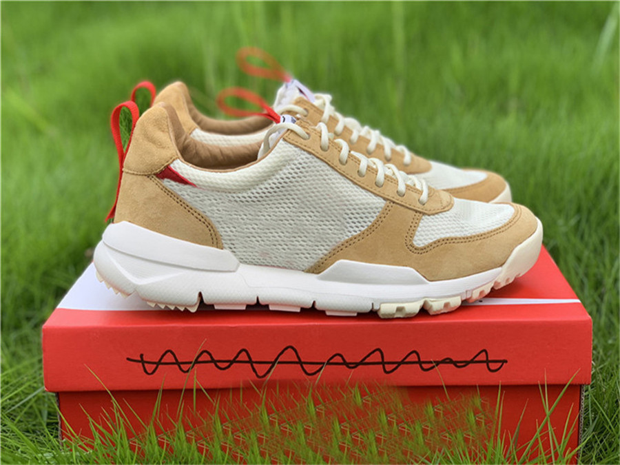 

Tom Sachs x Craft Mars Yard 2.0 TS Joint Limited Sneaker Best Quality Natural Sport Red Maple Authentic Running Shoes With Original box