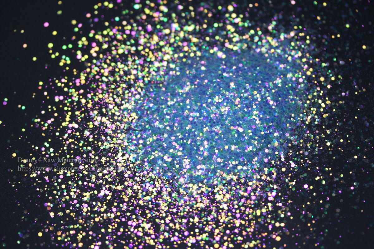 

Cosmetic Colorful Iridescent White Glitter Mixes Craft Glitter For Nail Art Epoxy Mold Jewelry Making,Art Decoration