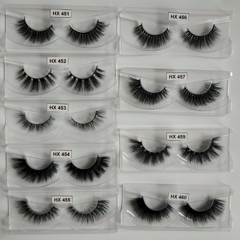 

Hexuan Eyelashes 4D Mink Lashes 30pairs a lot Handmade luxury eyeLashes 29 styles cruelty free mink lashes without boxes