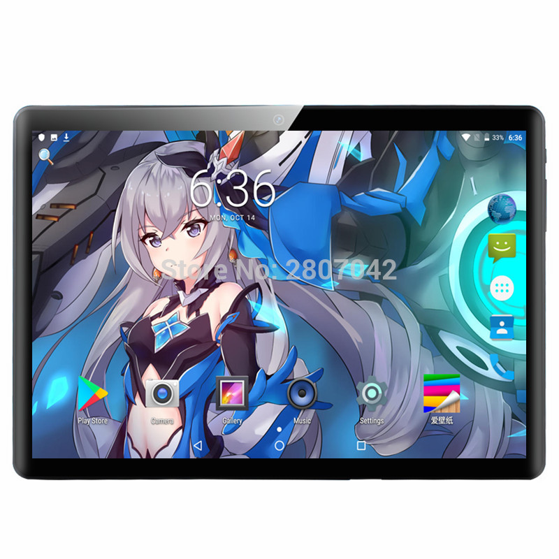 

2020 Google Android 10 inch tablet 3G 4G Phone Call 32GB ROM Dual SIM Cards 1280*800 IPS WIFI Tablets 10 10.1 Youtube GPS Pad, White