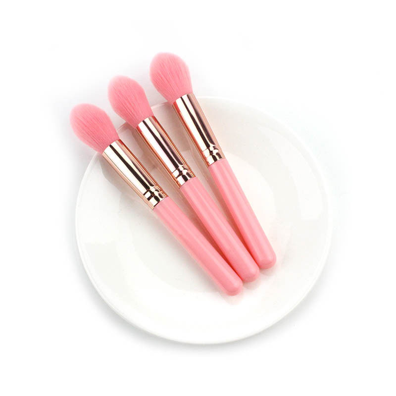 

1Pcs Fire Head Blush Makeup Brush Face Cheek Contour Cosmetic Powder Foundation Blush Brush Angled Makeup Tools
