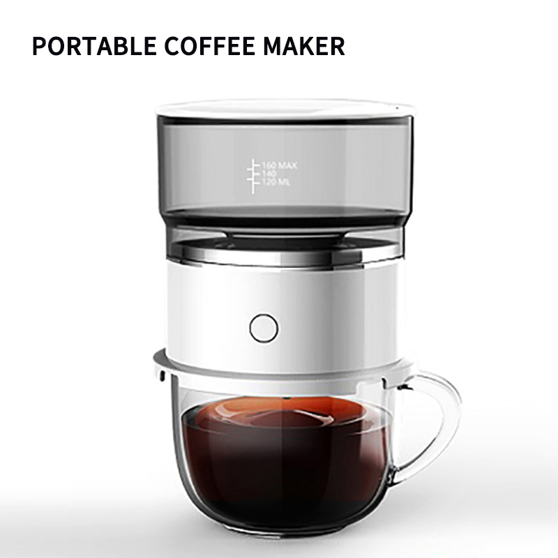 

Portable Battery Coffee Machine Electric Automatic Coffee Grinder Hand Drip Coffee Maker Machine ABS Material Companion Bean