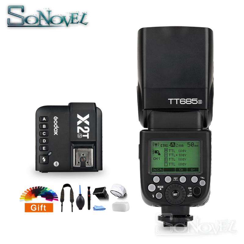 

Godox685S 2.4G HSS 1/8000sL GN60 Wireless Speedlite Flash With X2T-SL Transmitter Trigger for A6400 A7RIII A7S A9