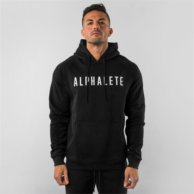 

new autumn men's alphalet series, fashionable brand jersey, solid Color sweatshirt, mens sports hoodies, Red
