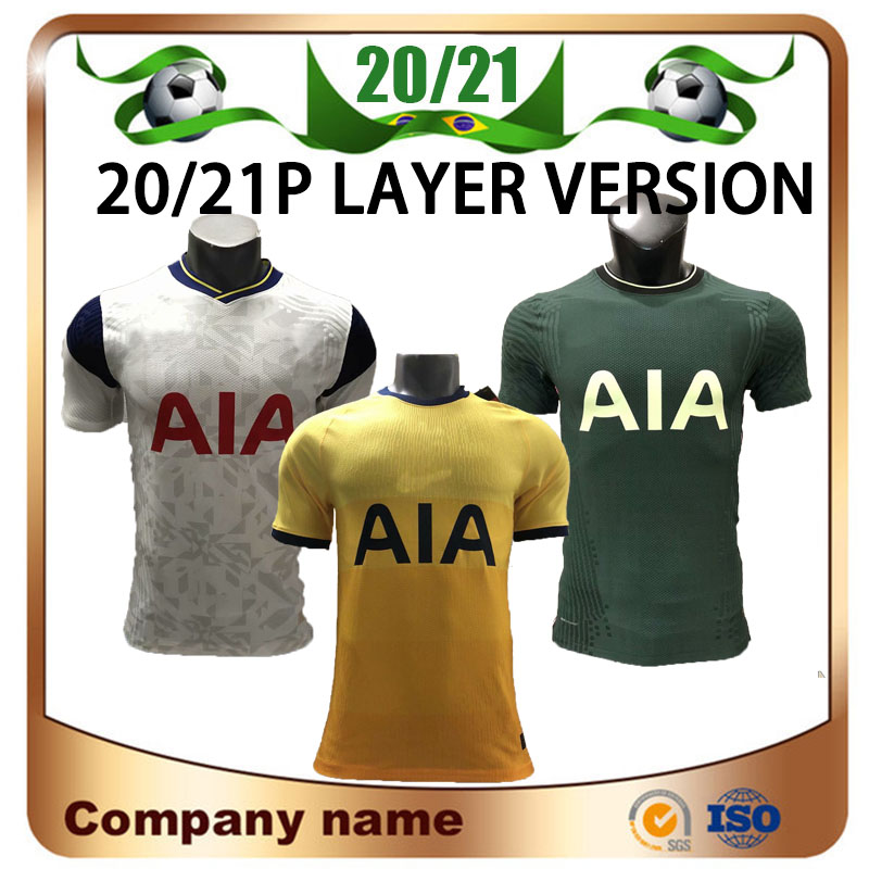 

20/21 Player version Spurs Home BALE SON Soccer Jerseys 2020 Away KANE LLORENTE DELE Soccer shirt LUCAS Customized Football uniform, Away player version