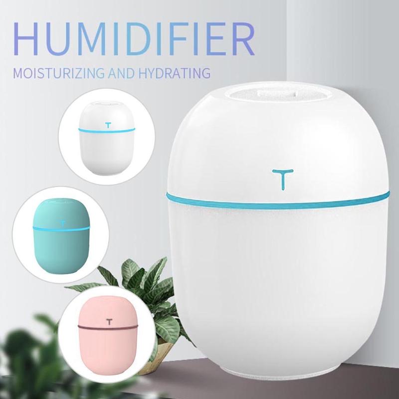 

Ultrasonic Air Humidifier Romantic Soft Light 200ml LED Air Diffuser Purifier Lonizer Atomizer Humidifier for Home Creative #Z