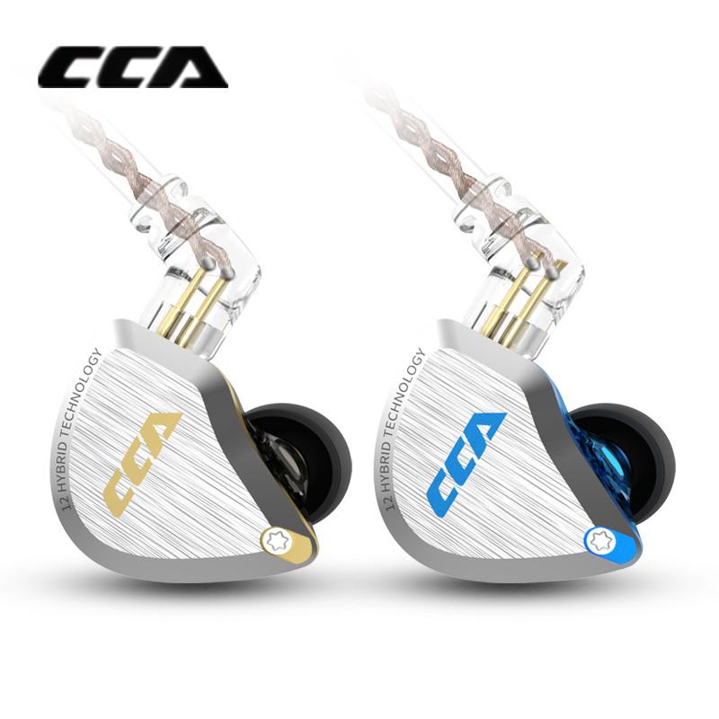 

CCA C12 1DD+5BA Hybrid In-ear HIFI Metal Earphone Music Sport ZS10 PRO AS12 AS16 ZSX C16 C10 A10 V90 DMS DMG ZST V80