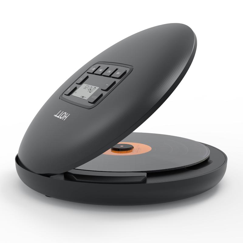 

Round Style CD Player Portable Headset HiFi Music Reproductor CD Walkman Discman Player Rechargeable Shockproof Lecteur