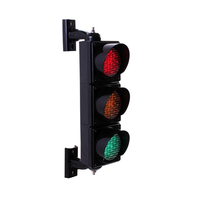

100mm red yellow green traffic light with cobweb lens