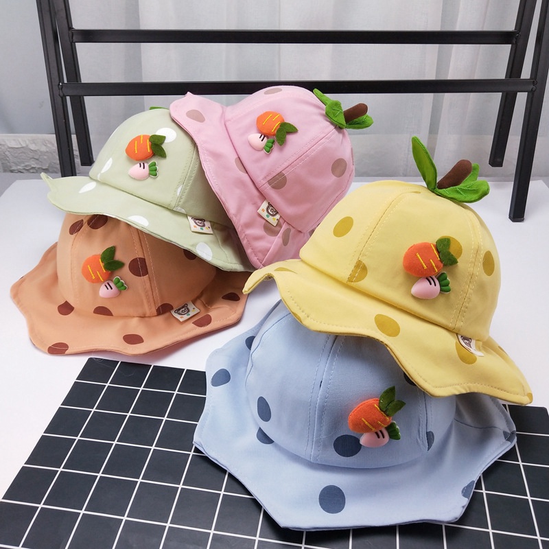 

Summer Girl Boys Baby Infants Hat Cap Fishman Hats Kids Chindren Cartoon Hat Cute Sunhat Outwear S10603, Pink